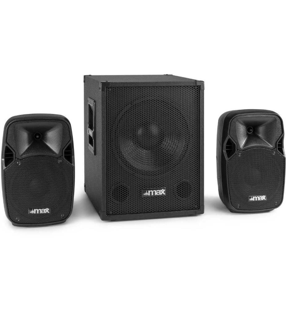 MAX - PA-System MX700 Kompaktes 2.1 Soundsystem
