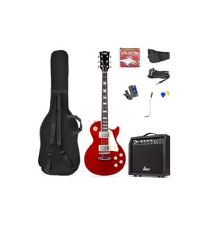 MAX - E-Gitarre GigKit LP Style Rot