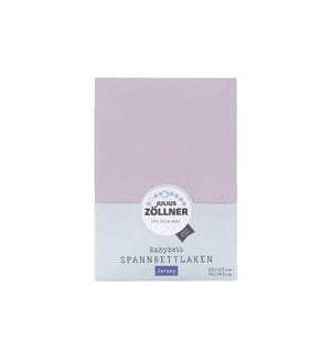 JULIUS ZÖLLNER - Fix-Leintuch Jersey Flieder 70 x 140 cm