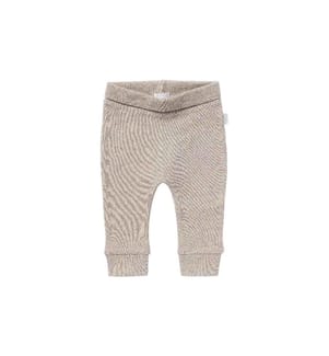 NOPPIES - Pantalon pour bébé Comfort Rib Naura Taupe Gr. 62