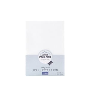 Julius Zöllner Fix-Leintuch Jersey Weiss 70 x 140 cm