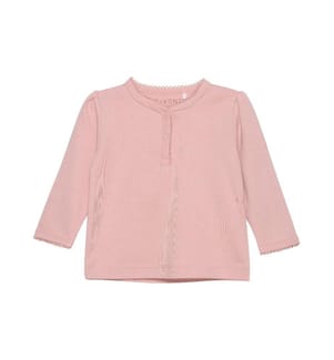 FIXONI - Baby-Langarmshirt Solid Misty Rose Gr. 62