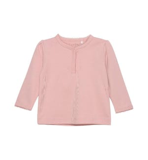 FIXONI - Baby-Langarmshirt Solid Misty Rose Gr. 86