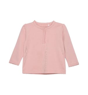 FIXONI - Baby-Langarmshirt Solid Misty Rose Gr. 56