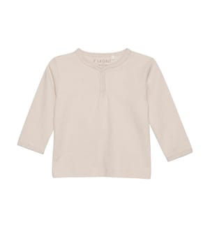 FIXONI - Baby-Langarmshirt Solid Oatmeal Gr. 92