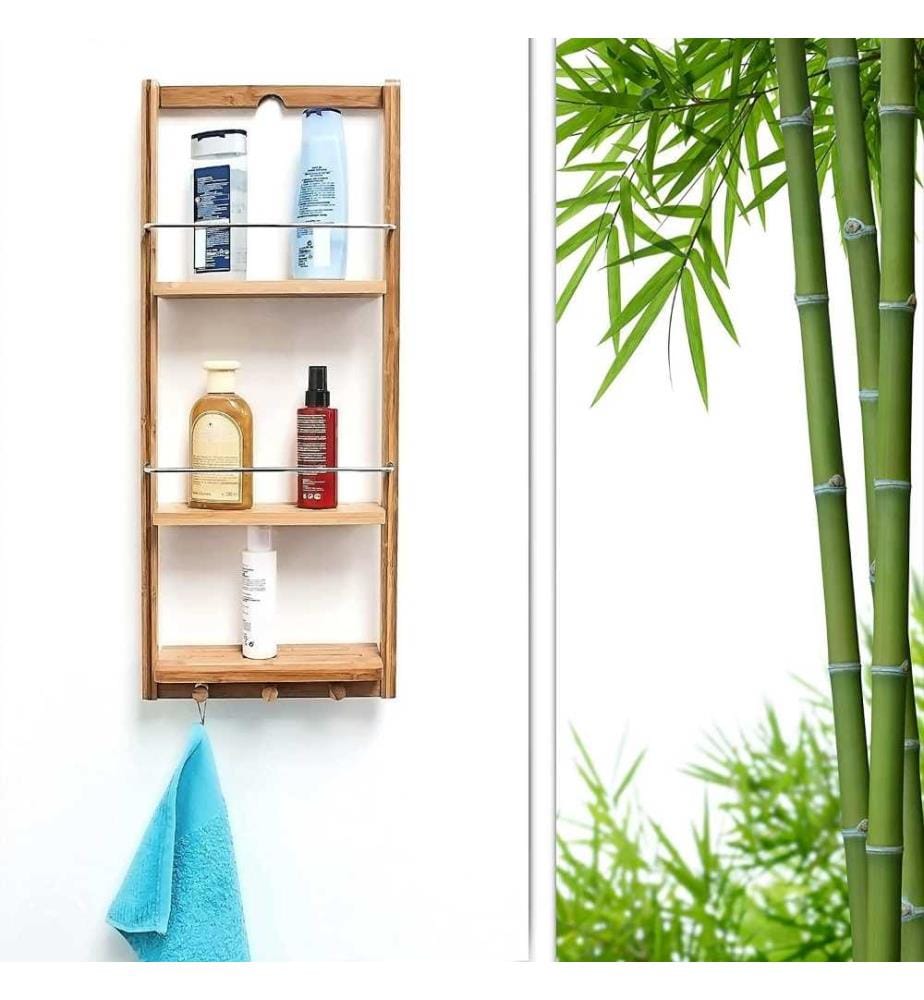 RELAXDAYS Relaxdays Duschregal mit 3 Ablagen H x… DeinDeal