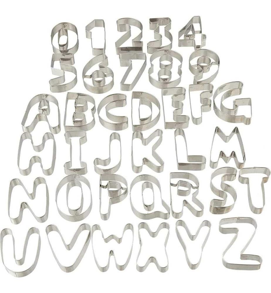 RELAXDAYS Relaxdays Set of 36 Cookie Cutters, Le… DeinDeal