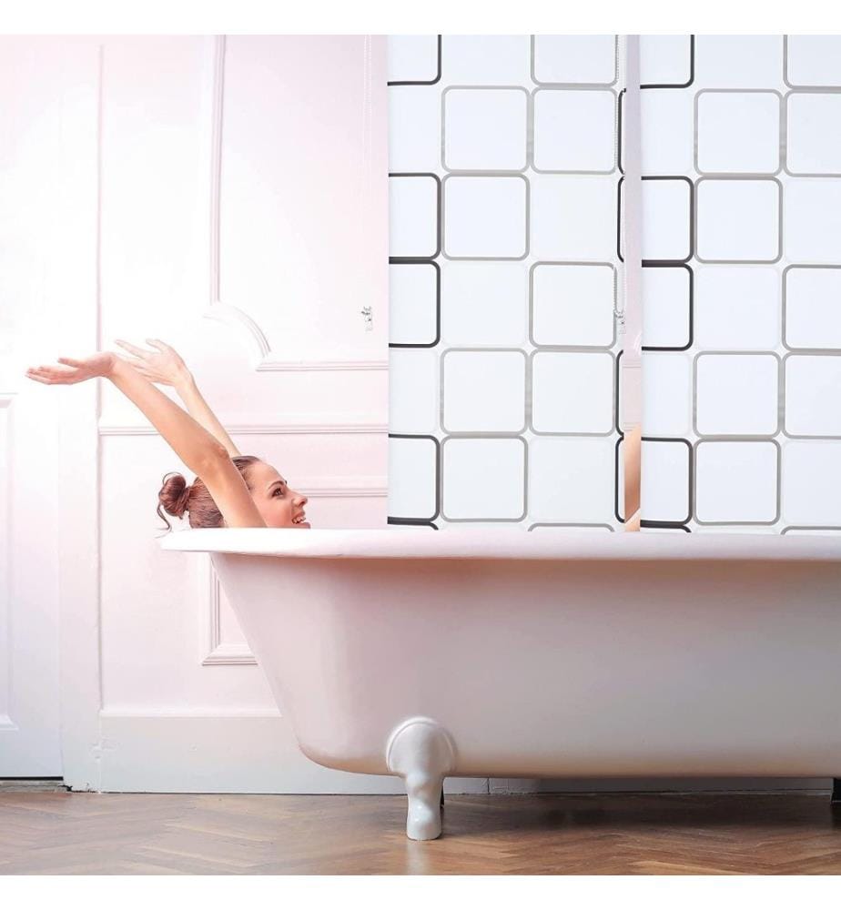 RELAXDAYS Relaxdays Shower Curtain Roller Blind,… DeinDeal