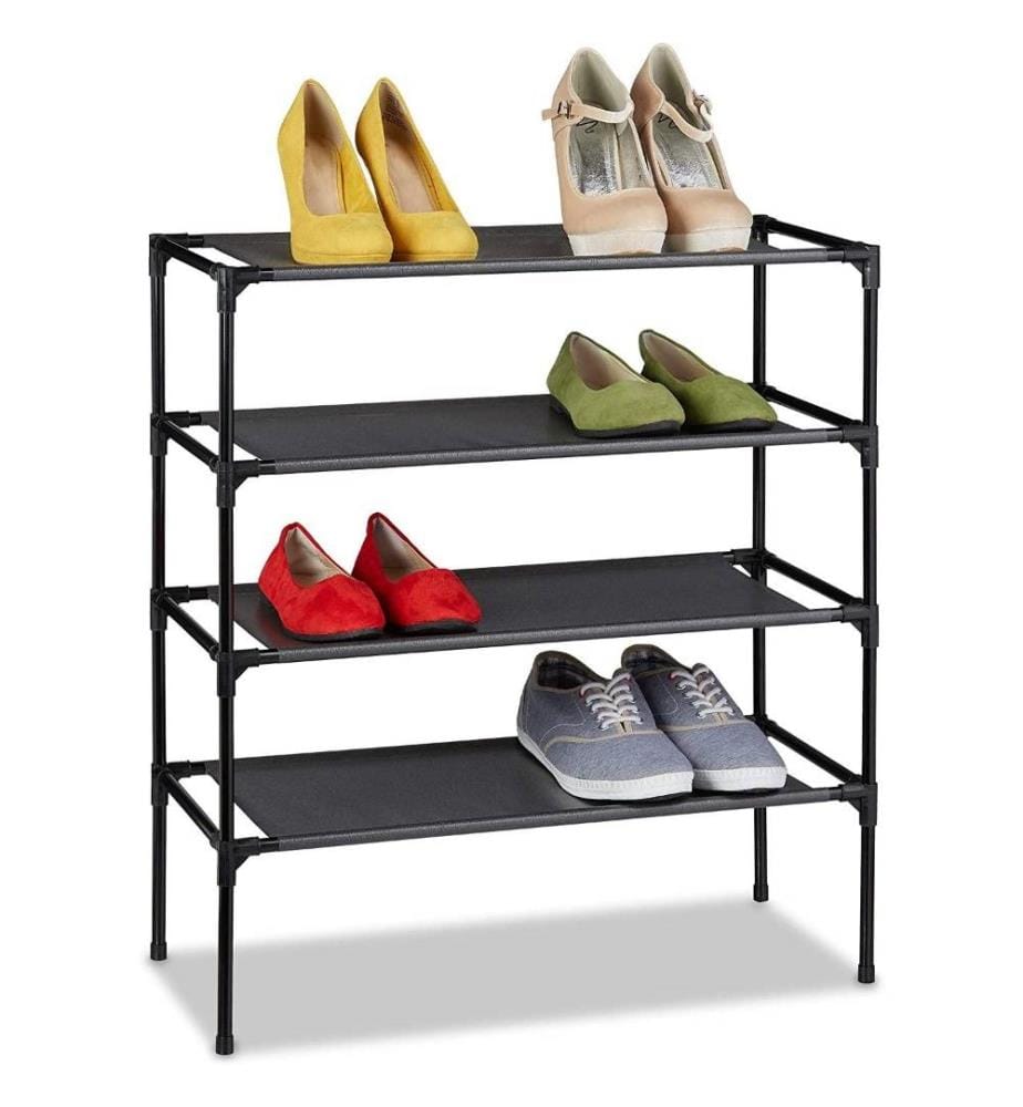 Relaxdays Relaxdays Fabric Shoe Rack with 4 Shel… DeinDeal