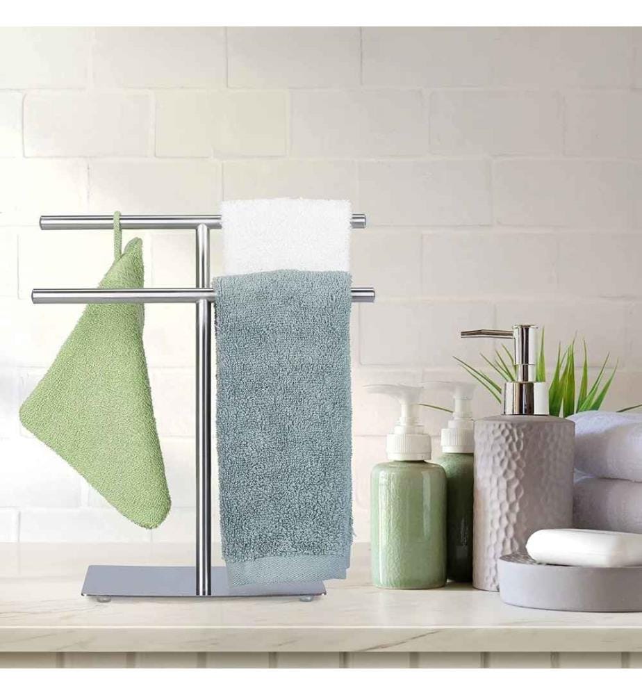 RELAXDAYS Relaxdays standing towel stand with tw… DeinDeal