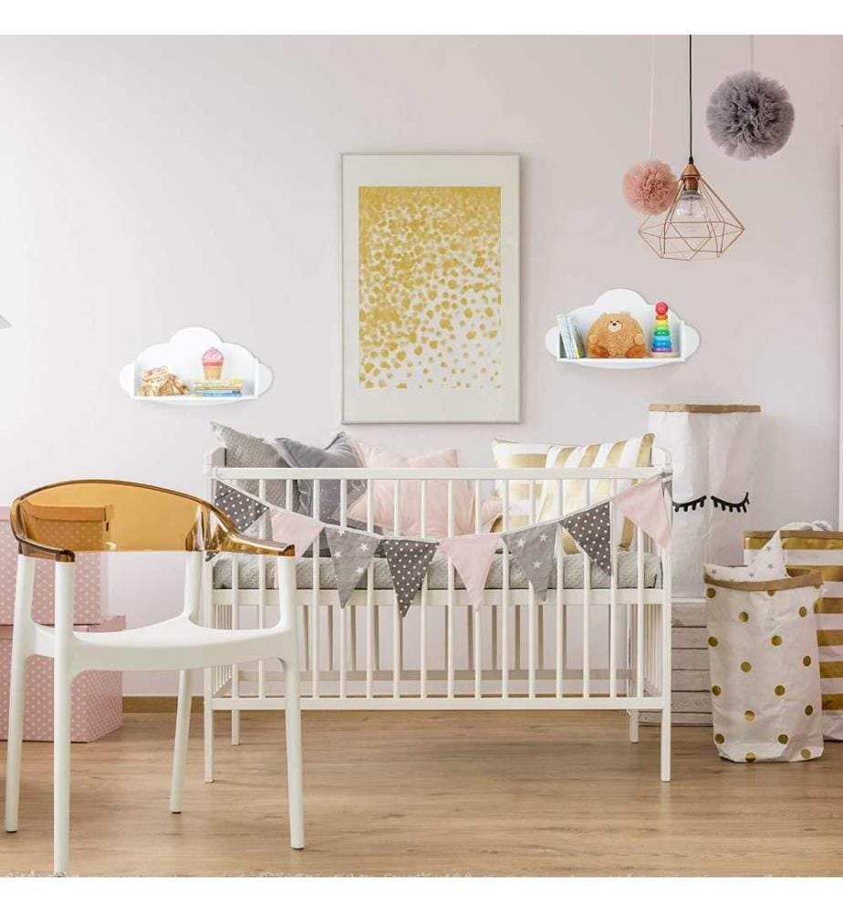 RELAXDAYS Relaxdays Wall Shelf Cloud, Shelving F… DeinDeal