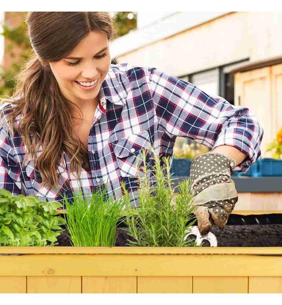 RELAXDAYS Relaxdays Raised Stilts, Wooden Plant … DeinDeal