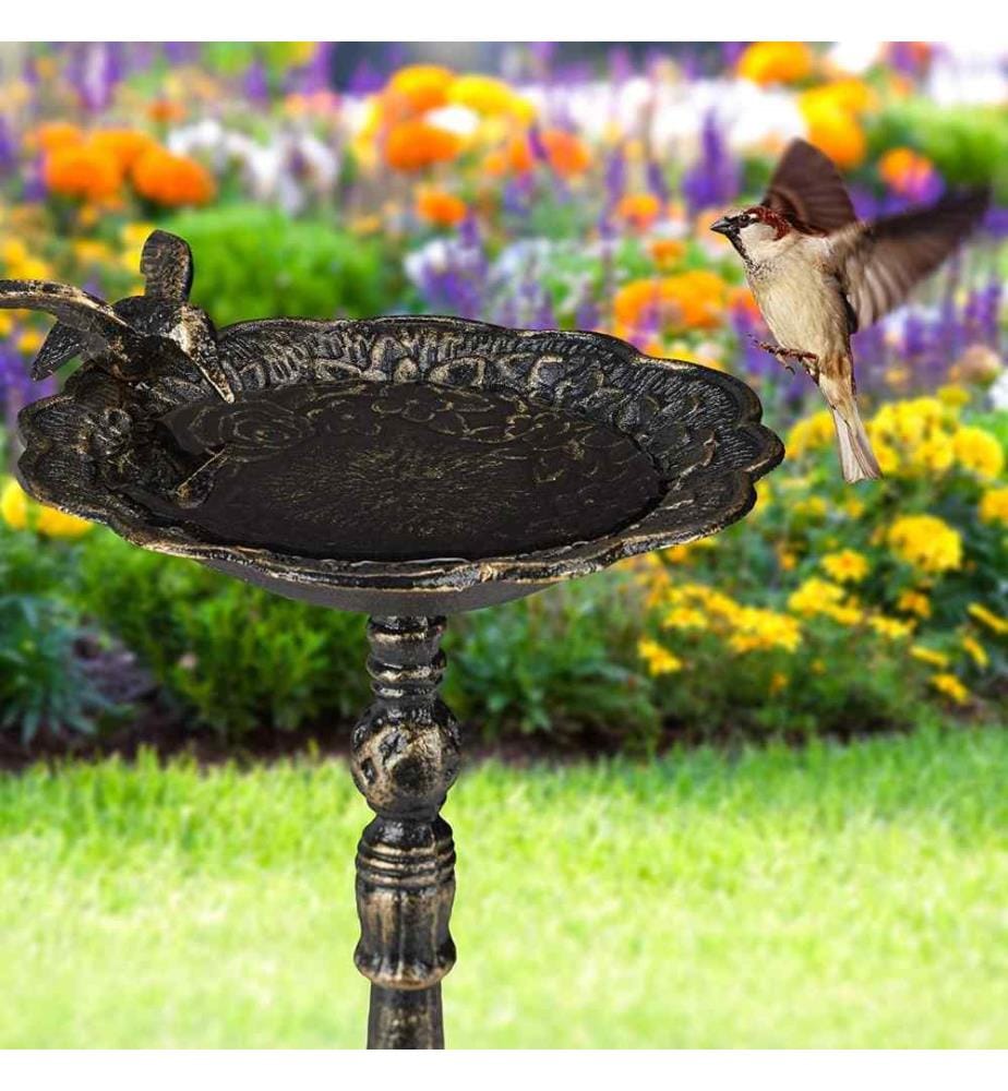RELAXDAYS Relaxdays Bird Bath, Standing, Water B… DeinDeal