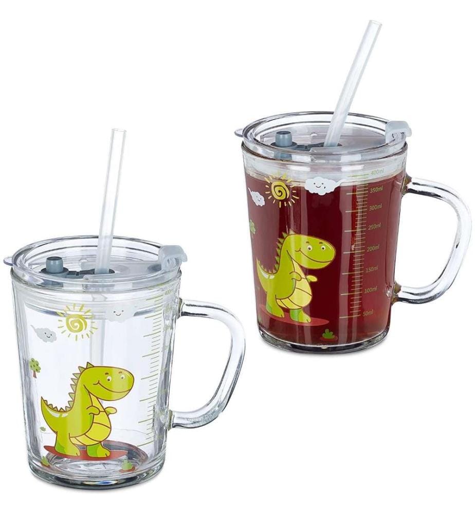 RELAXDAYS Relaxdays Children's Drinking Glass, S… DeinDeal