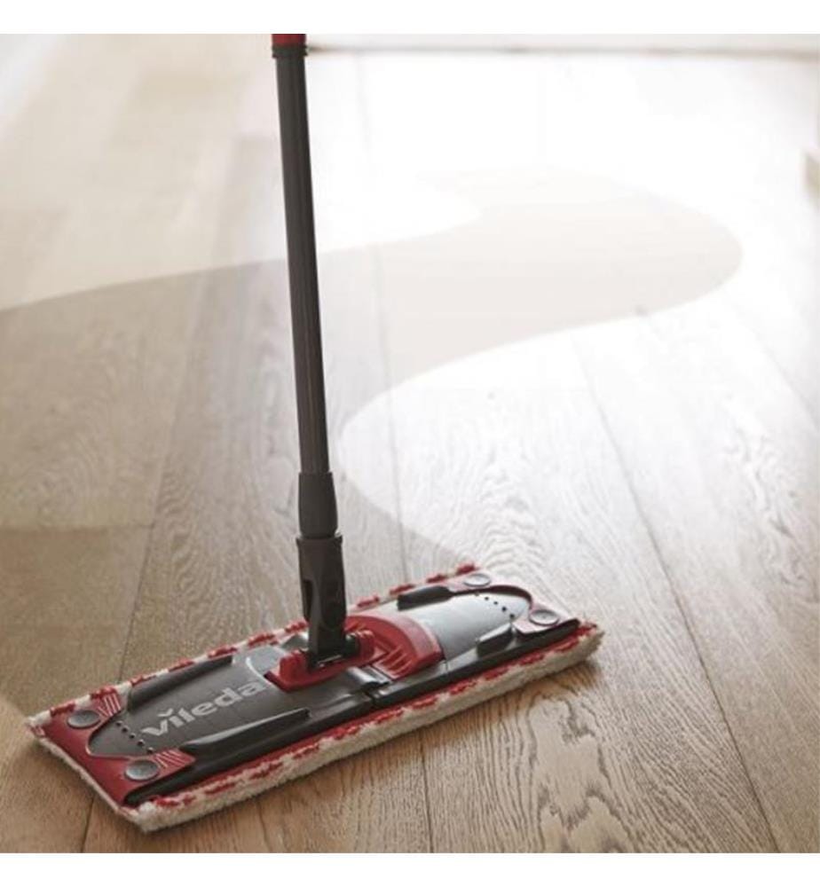 VILEDA VILEDA Ultramax mop with handle, red/gr… DeinDeal