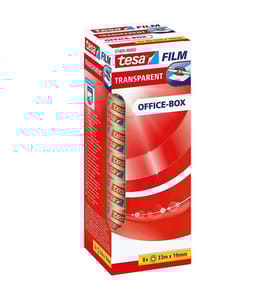 tesa® Folie, 33 m x 19 mm, 8 Rollen - Transparent