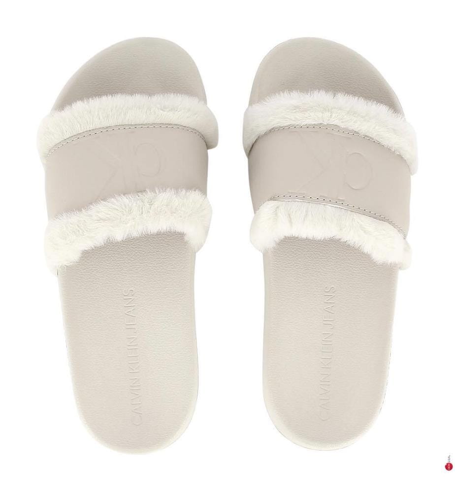 CALVIN KLEIN - Pantoletten - Beige