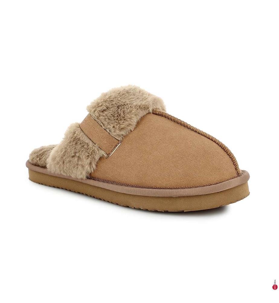 CALVIN KLEIN - Pantoffeln - Camel