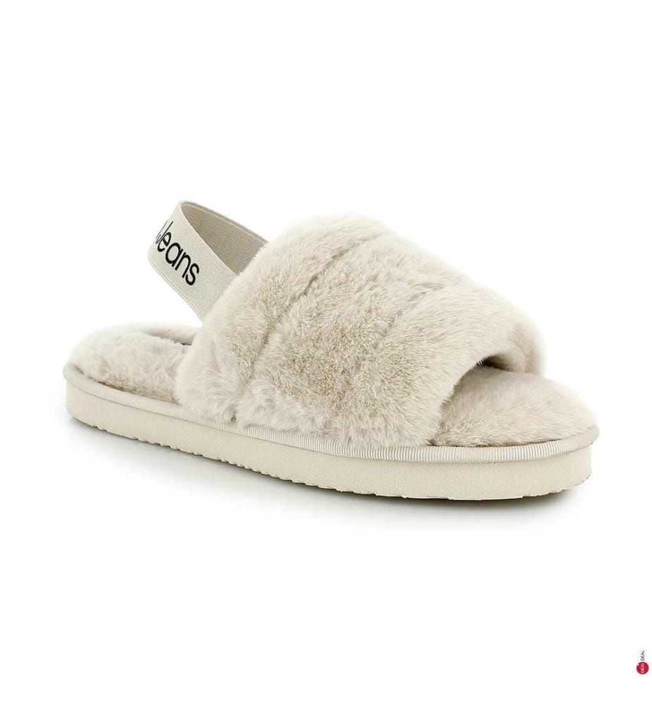 CALVIN KLEIN - Hausschuhe - Beige