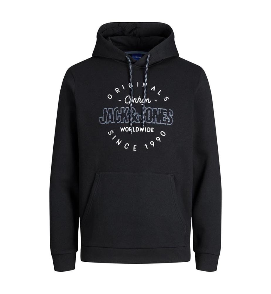 Jack and jones hoodie black clearance