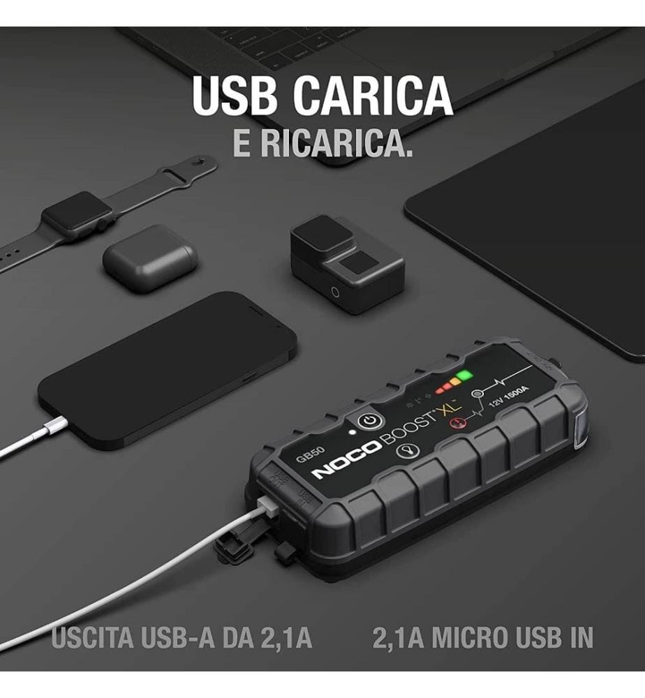 NOCO Boost XL GB50 1500A 12V Booster Batterie Vo… DeinDeal