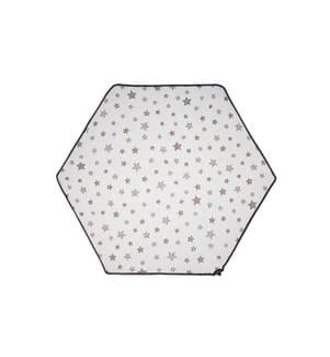 TENTY - Housse de tapis Étoiles Marron