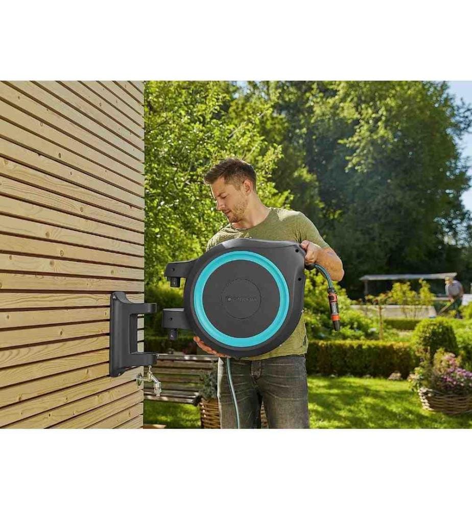 GARDENA Gardena WallMounted Hose Box RollUp L (… DeinDeal