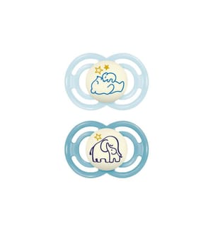 MAM - Tétines Perfect Night 2 pcs. Boy 16-36 mois