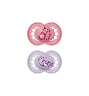 MAM - Tétines Original 2 pcs. Girl 6-16 mois