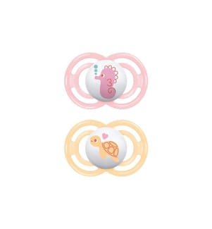 MAM - Tétines Perfect 2 pcs. Girl 6-16 mois