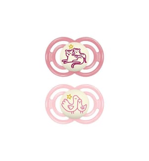MAM - Tétines Perfect Night 2 pcs. Girl 16-36 mois