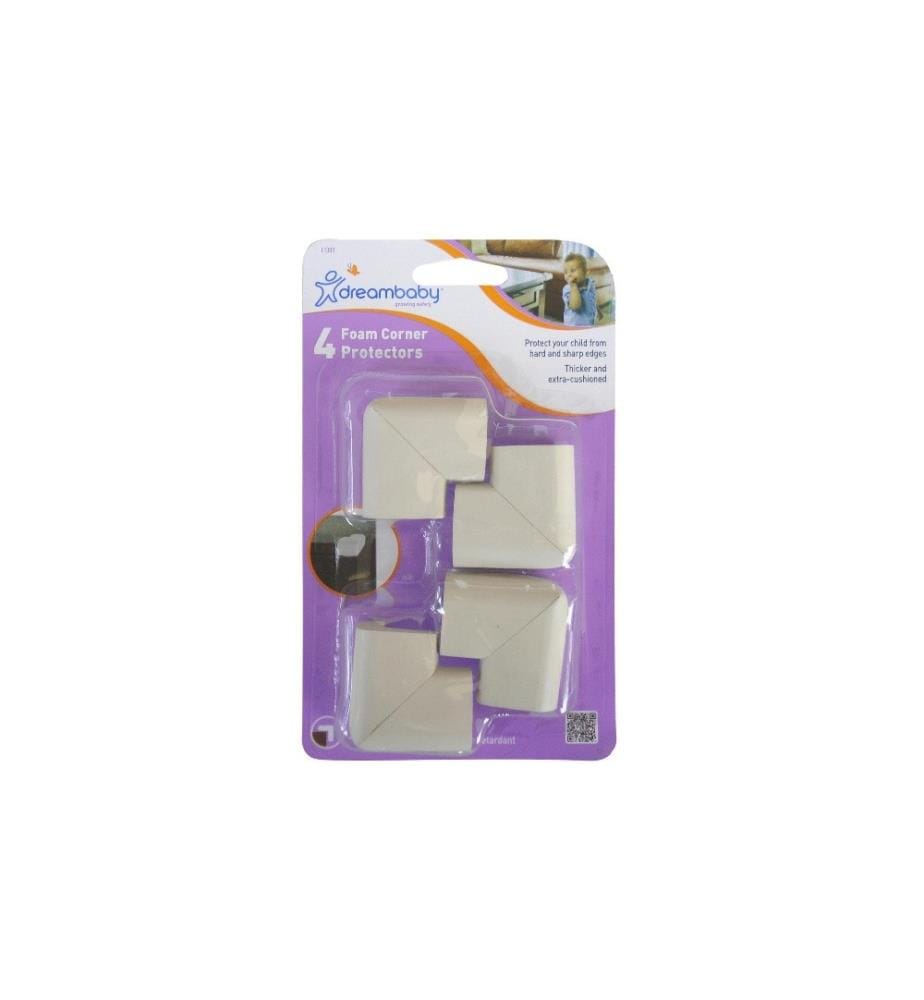 DREAMBABY - Protection de coins Mousse 4 Pièce/s, Blanc
