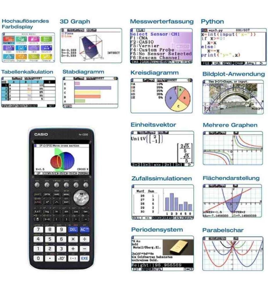 Casio Casio FXCG50 graphing Calculator with hig… DeinDeal