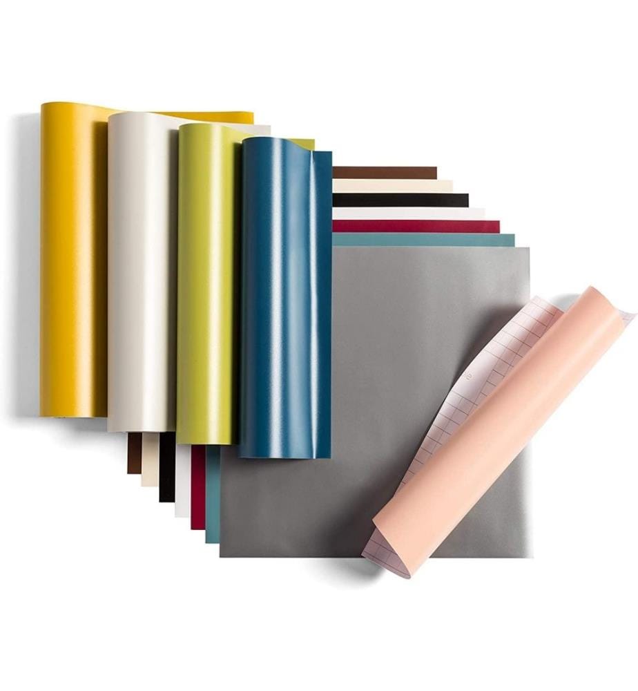 Cricut Prem Vinyl Essentials SMPLR 12X12 (12), Multicolour, one size, unità Campione