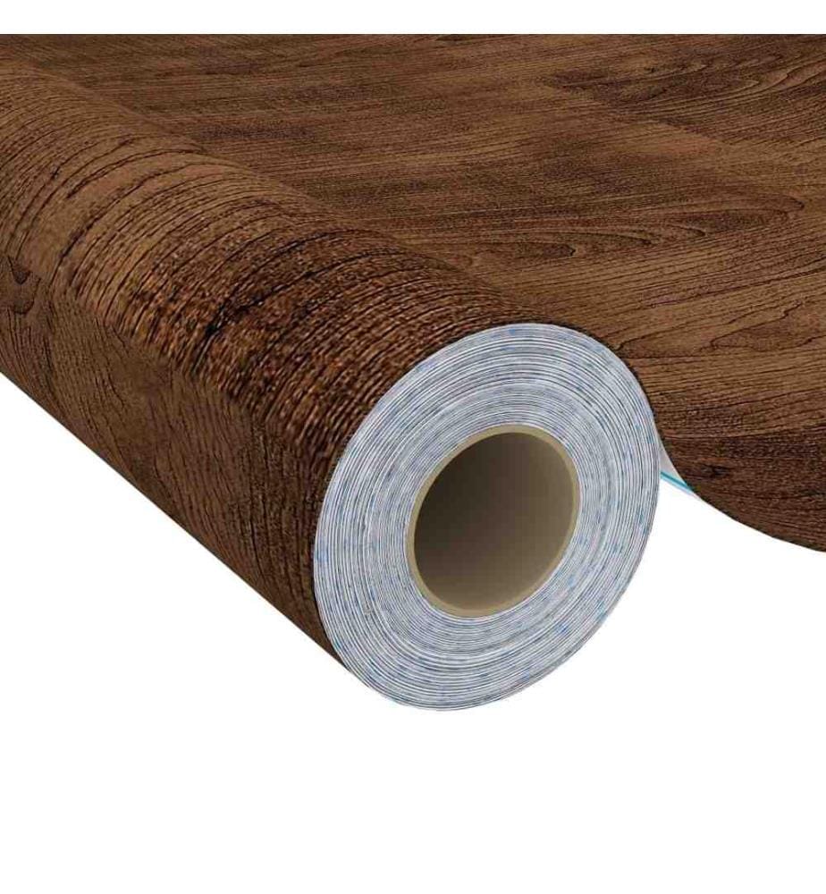 Türfolien Selbstklebend 4 Stk. Dunkle Eiche 210x90 cm PVC