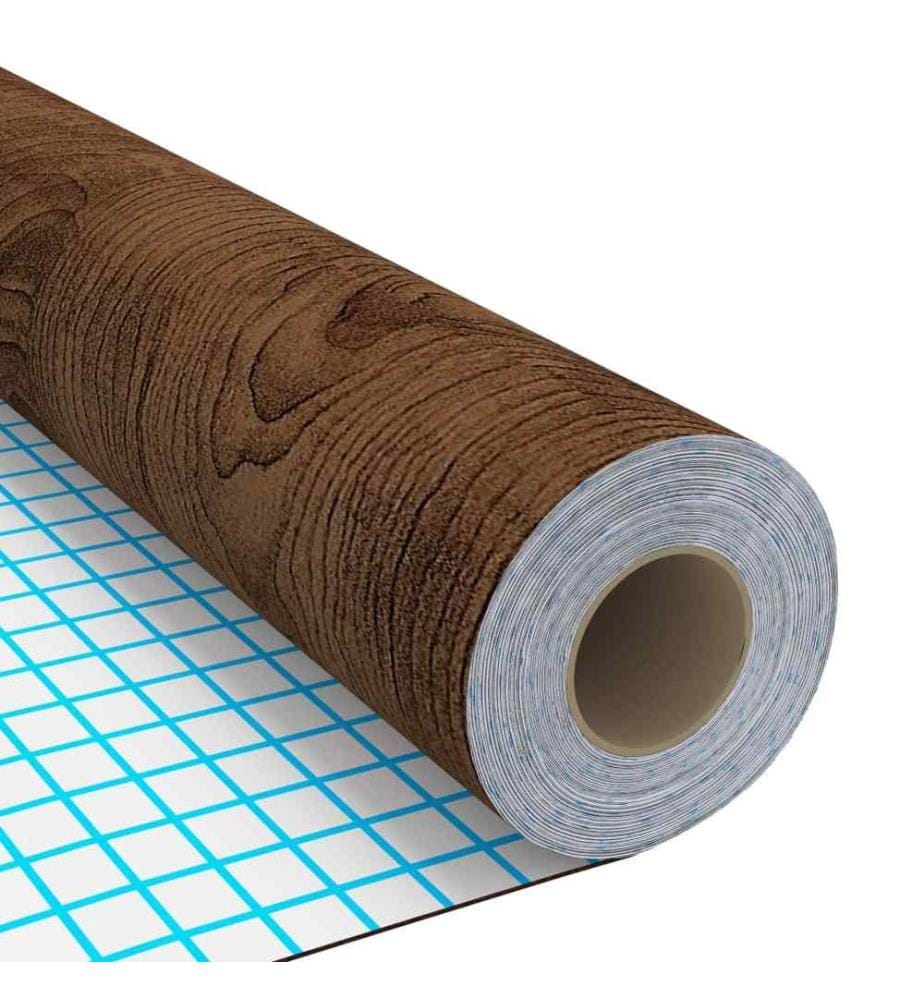 Türfolien Selbstklebend 4 Stk. Dunkle Eiche 210x90 cm PVC