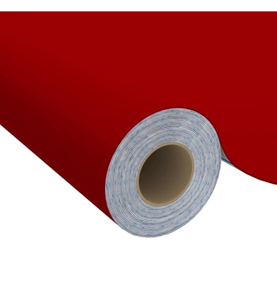 Selbstklebende Möbelfolie Rot 500 x 90 cm PVC