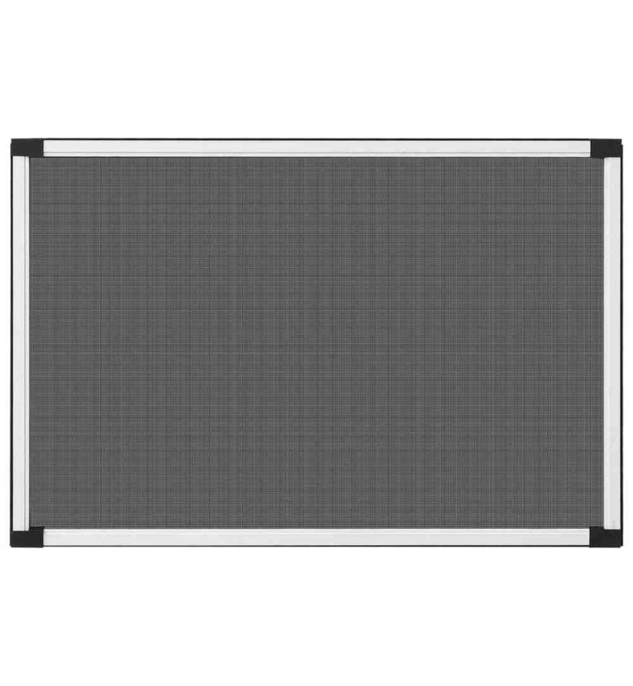 Moustiquaire extensible pour fenêtres Blanc (75-143)x50 cm