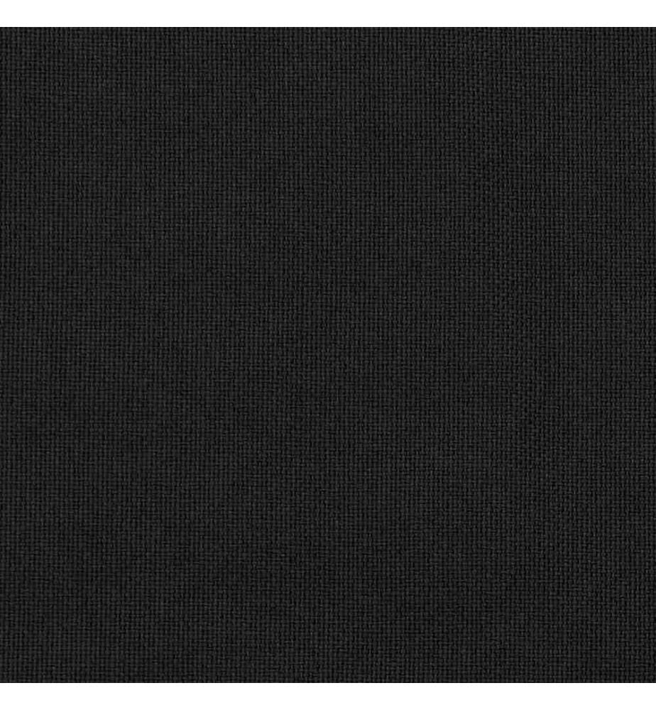 Rideaux occultants aspect lin avec crochets 2pcs Noir 140x175cm