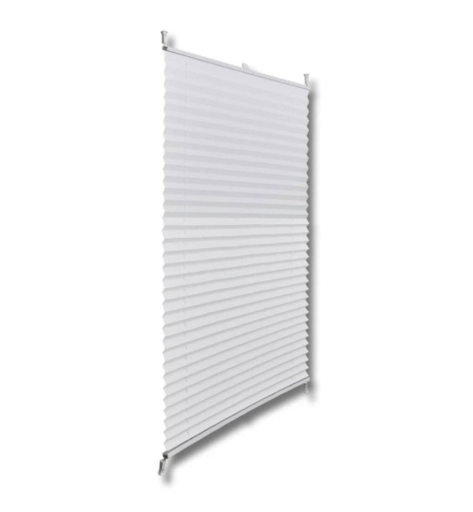 Plissee Faltrollo Rollo Plisseerollo 40x150cm Weiss