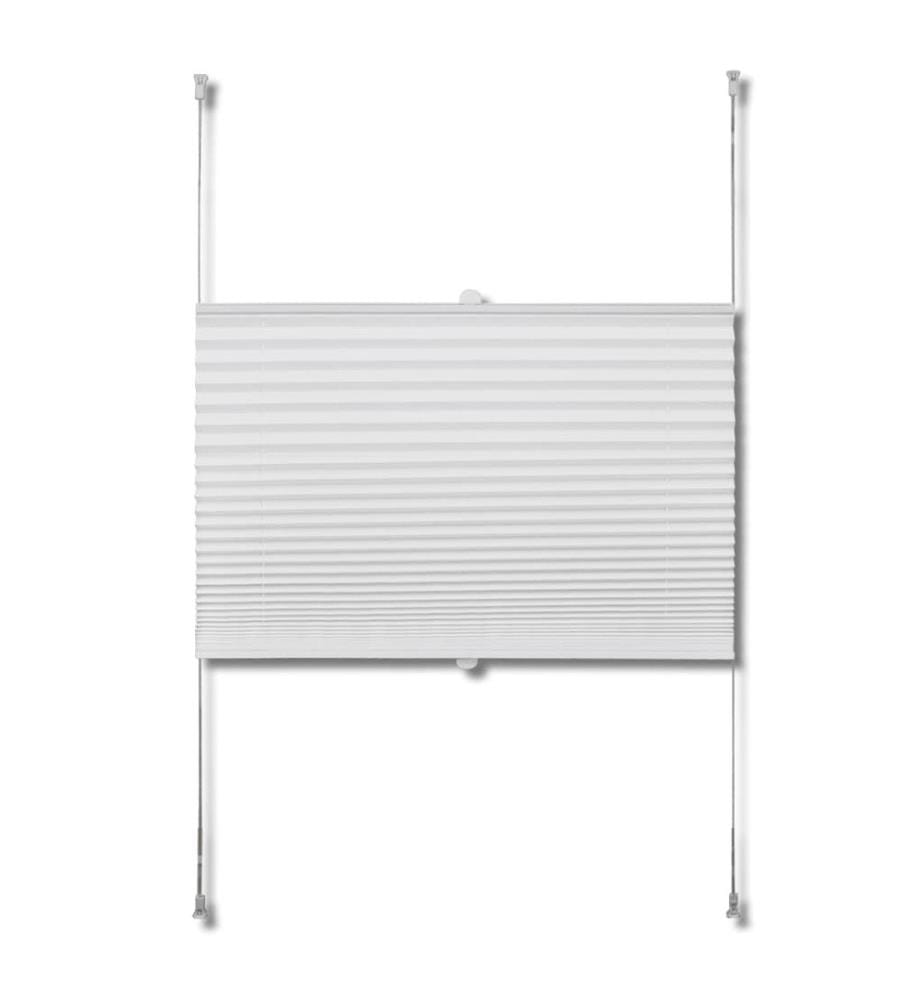 Plissee Faltrollo Rollo Plisseerollo 40x150cm Weiss