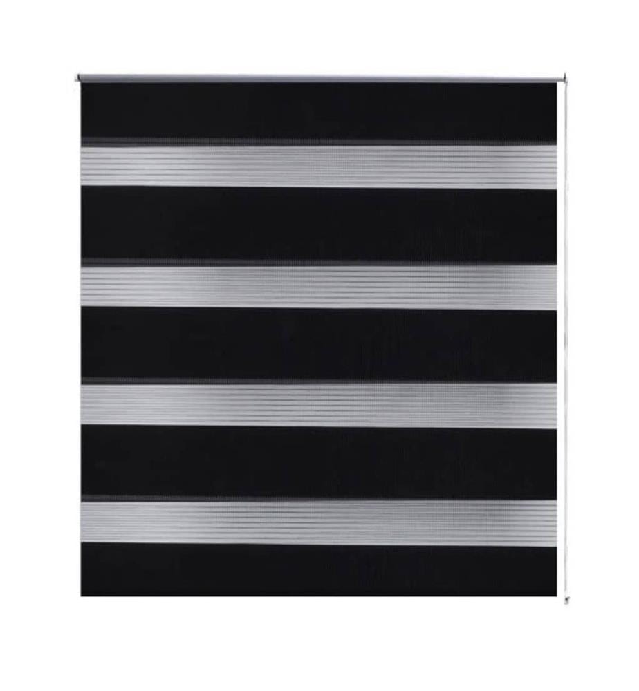 Doppelrollo 60 x 120 cm schwarz