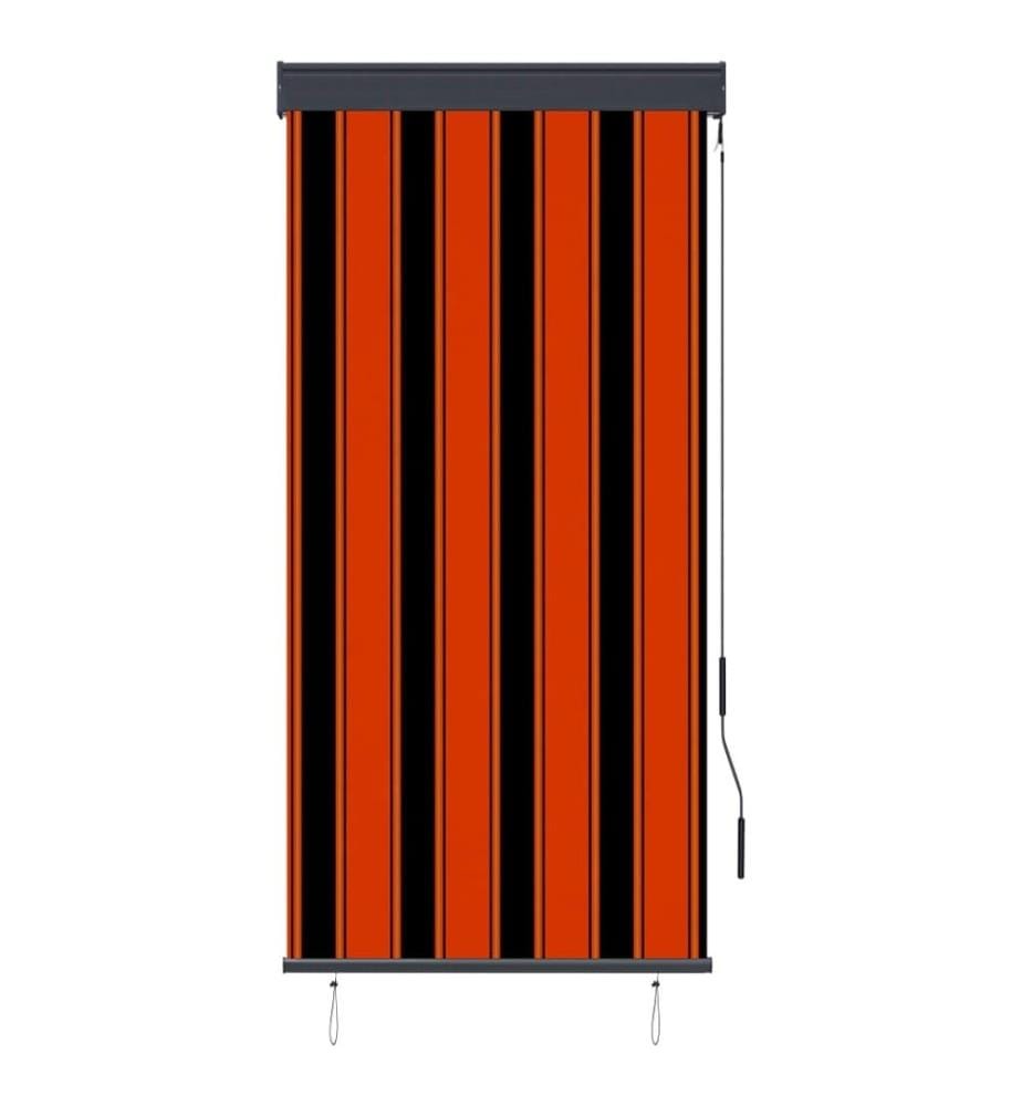 Aussenrollo 80 x 250 cm Orange und Braun