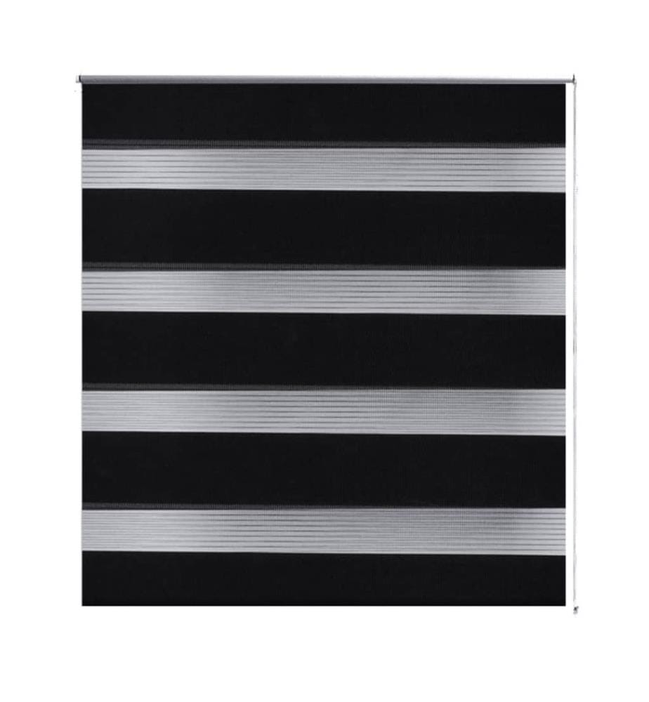 Doppelrollo 50 x 100 cm schwarz