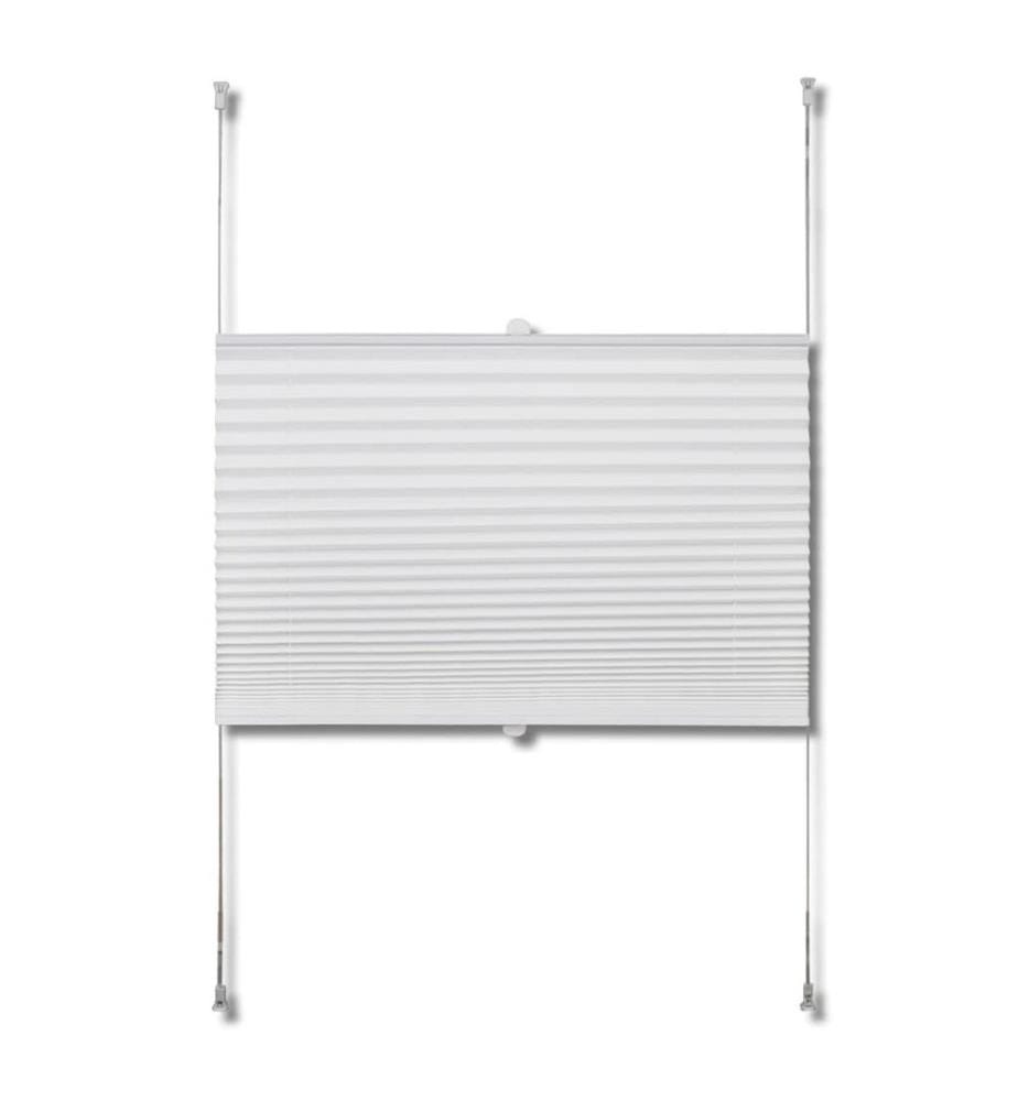 Plissee Faltrollo Rollo Plisseerollo 40x125cm Weiss