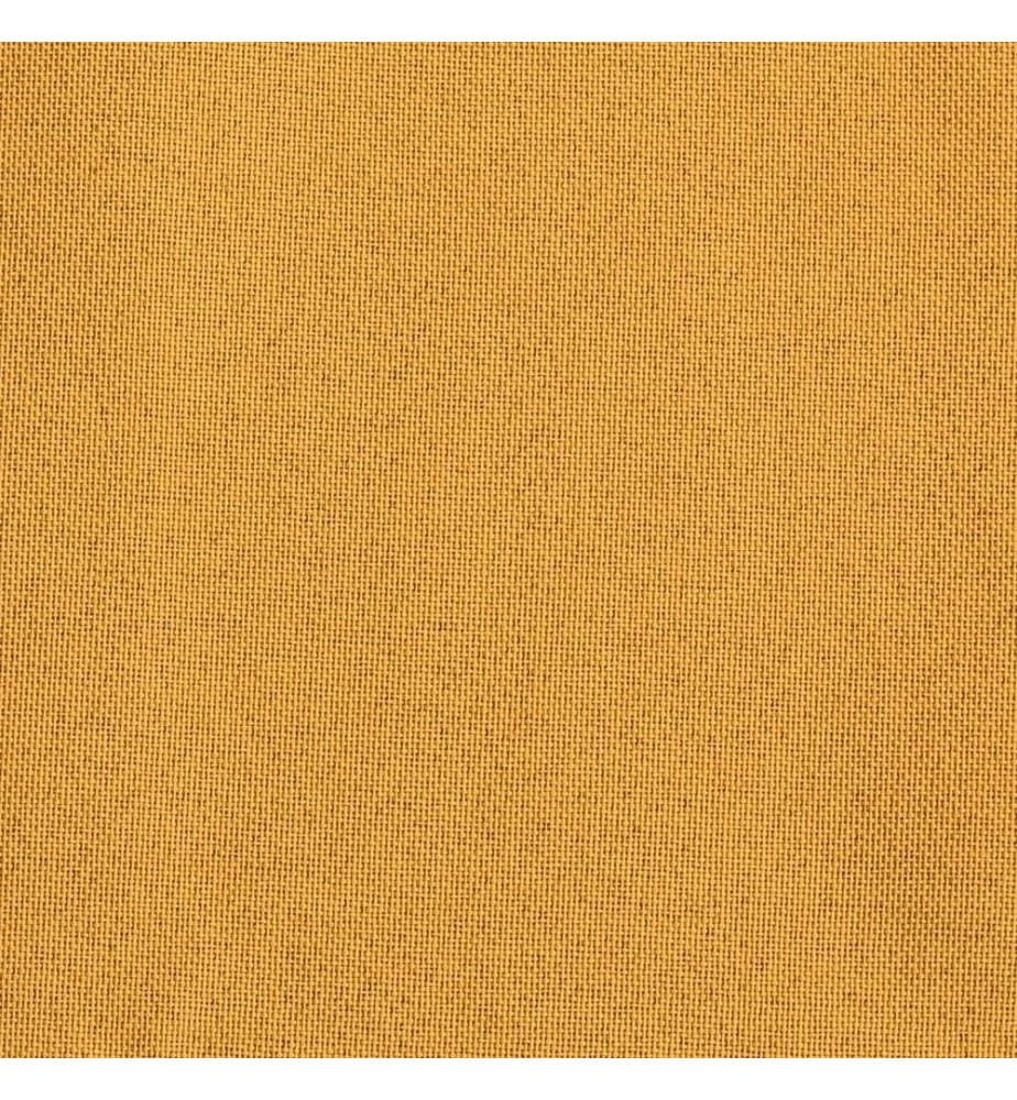 Rideaux occultants Aspect lin à oeillets 2 pcs Jaune 140x225 cm