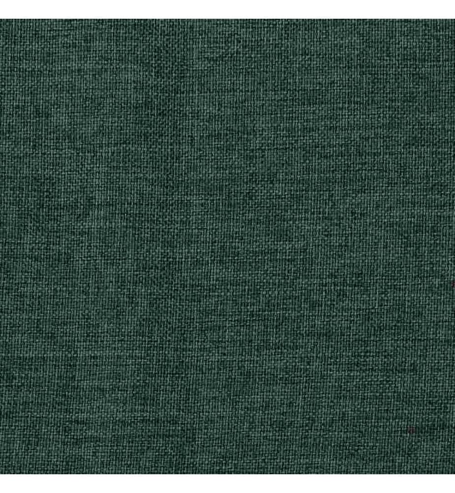 Rideaux occultants aspect lin avec crochets 2pcs Vert 140x245cm