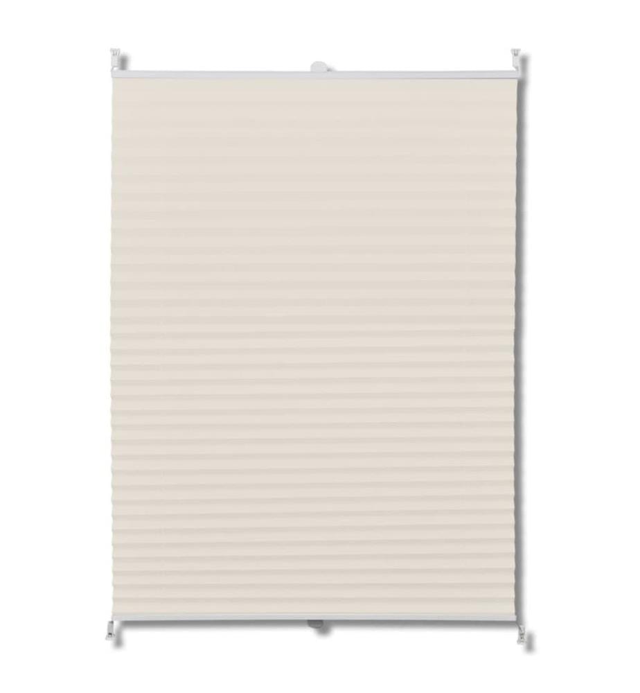 Plissee Faltrollo Rollo Plisseerollo 70x150cm Creme