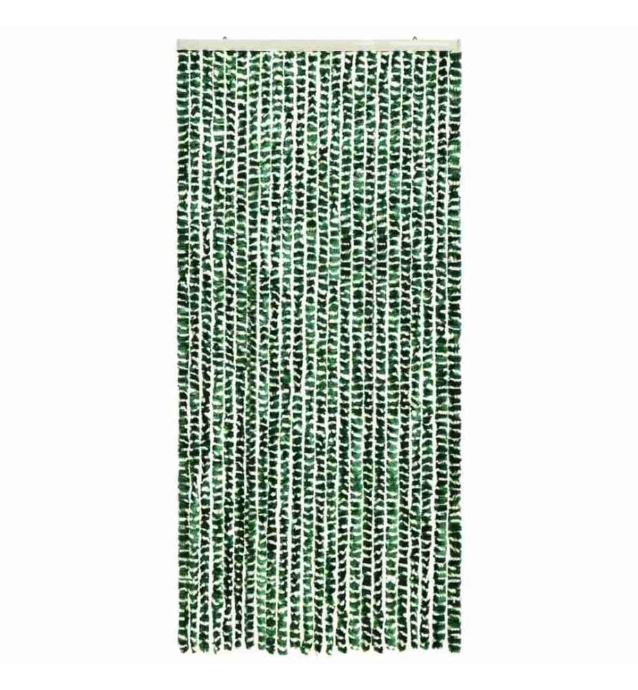 Moustiquaire Vert et blanc 100x220 cm Chenille