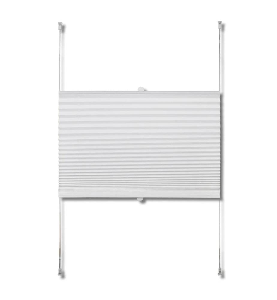 Plissee Faltrollo Rollo Plisseerollo  110x200cm Weiss